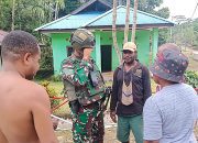 Isak Tangis Warga Iringi Purna Tugas Satgas Yonif 133/YS di Maybrat