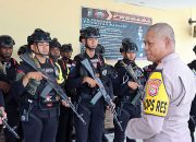Kapolres Sorsel Terima Personel BKO Brimob Pengamanan Pilkada