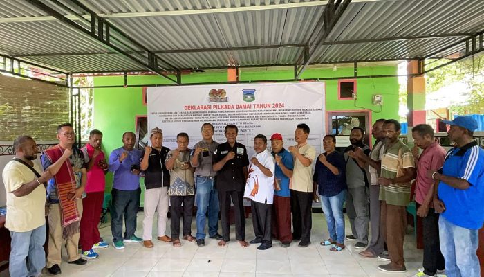 DAP Daerah Wondama Bersama para Kepala Suku Sepakat Wujudkan Pilkada Damai