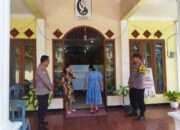 Polres Nganjuk Jamin Keamanan Ibadah Umat Nasrani dengan Patroli Gereja Minggu Pagi
