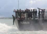 KRI Tombak-629 Dukung Lattek Cast and Recovery Siswa Diktaifib Angkatan LI TA 2024