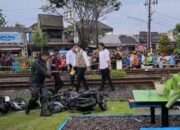 Musibah Kecelakaan Maut Antara KA Malioboro Ekspres dengan 7 Sepeda Motor Empat Korban Meninggal Dunia