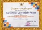 Universitas Hang Tuah Raih Penghargaan Penerbit Perguruan Tinggi Terbaik se-Jawa Timur 2025