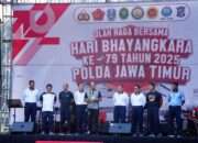Perkuat Kebersamaan, Pangkoarmada II Hadiri Olahraga Bersama TNI-Polri dan Forkopimda Jatim Sambut Hari Bhayangkara ke-79