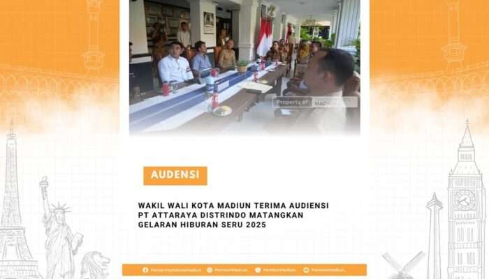 Wakil Wali Kota Madiun Terima Audiensi PT Attaraya Distrindo Matangkan Gelaran Hiburan Seru 2025