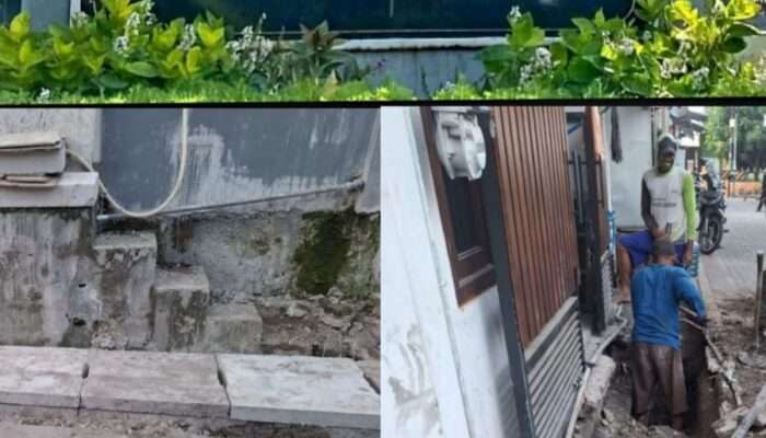 Proyek Saluran dan Jalan Paving Anggaran Dakel Manukan Kulon Tahun Anggaran 2025 Tidak Merata. Ada Apa…