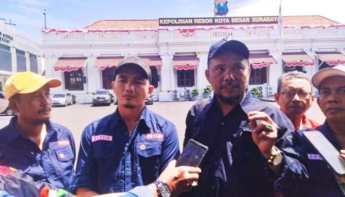 Ormas ASB Laporkan Pengaduan Masyarakat oleh PT Gas Alam Santosa Ke Mapolrestabes Surabaya Mengenai Terjadinya Kecelakaan Kerja