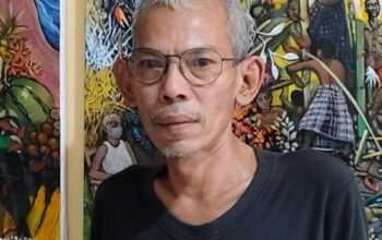 Lukisan Surin Welangon dengan Judul “Kartel Gula Versus Serangga” Menggambarkan Situasi Keadaan Kekuasaan