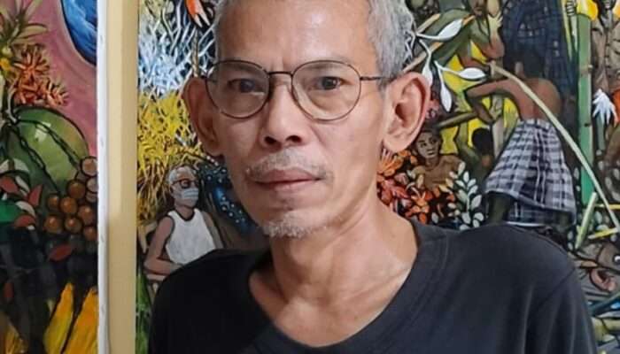 Lukisan Surin Welangon dengan Judul “Kartel Gula Versus Serangga” Menggambarkan Situasi Keadaan Kekuasaan