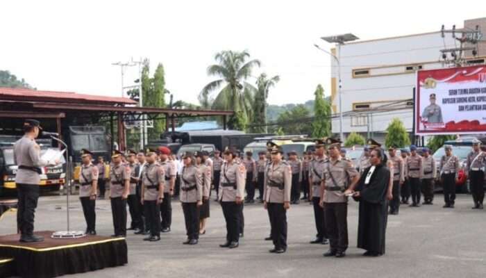 Sertijab Di Polresta Kota Sorong Demi Peningkatan Pelayanan Terhadap Masyarakat
