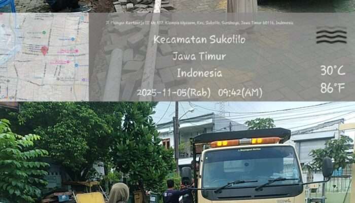 Dinas Pendidikan Kota Surabaya Tanggap dan Sigap akan Laporan dari SDN Klampis Ngasem III/512 Terkait Kerusakan Ruang Sekolah dan Lapangan Sering Tergenang di Saat Hujan.