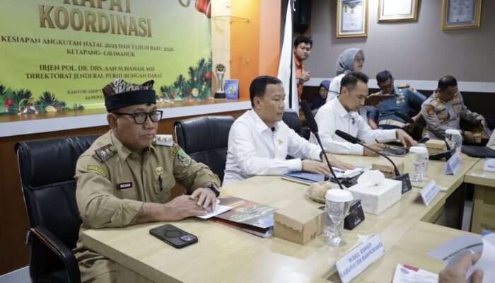 Menjelang Persiapan Libur Natal dan Tahun Baru Kemenhub Rakor di Banyuwangi