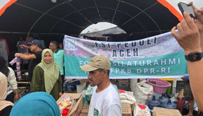 FSI Anggota DPR RI Fraksi PKB, Salurkan Bantuan untuk Korban Bencana di Aceh