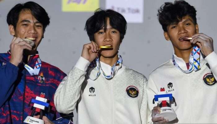 Melihat Aksi Cikal Raih Emas Lead Panjat Tebing SEA Games 2025