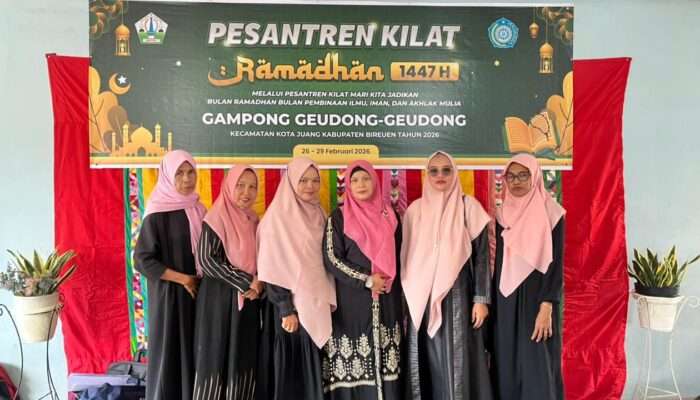 Desa Geudong–Geudong Selenggarakan Pesantren Kilat Ramadan 26–29 Februari 2026 di Halaman Kompleks Masjid