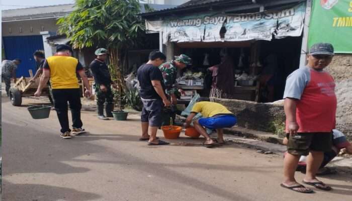 Program TMMD Ke-127 Fokus Drainase, Progres Pembangunan Capai 30 Persen
