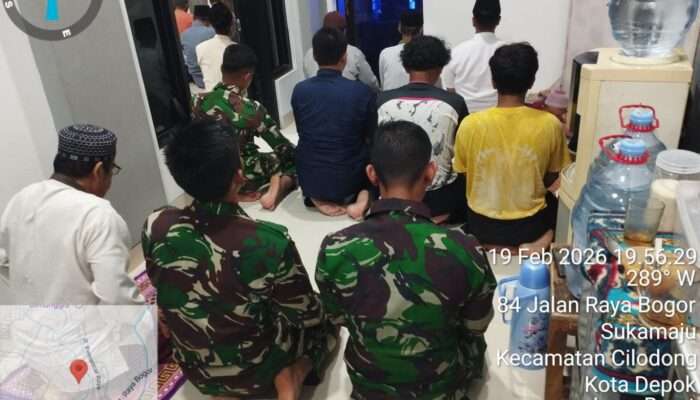 Momentum Ramadan, Satgas TMMD Depok dan Warga Sukamaju Bersatu