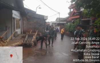 H+12 TMMD 2026, Drainase Sukamaju Kian Rampung