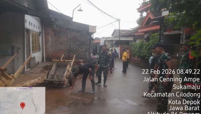 H+12 TMMD 2026, Drainase Sukamaju Kian Rampung