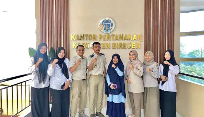 Kantor Pertanahan Kabupaten Bireuen Terima Mahasiswa Magang Program Studi Informatika UNIKI