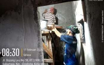 TNI Bangun Harapan Lewat Program Rumah Layak Huni Lewat TMMD Kodim Depok