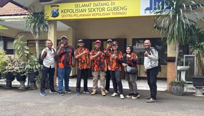 Konsolidasi PAM Swakarsa Polsek Gubeng  Bersama Ormas Pemuda Pancasila PAC Gubeng
