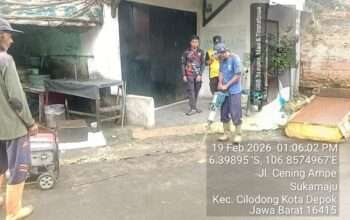 Drainase Udite 30×43 Cm Dibangun di Jl. Bojong Lio