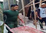 Hari ke-19 TMMD Kodim 0508/Depok, Rehab Rumah Warga Cilodong Tembus 70 Persen