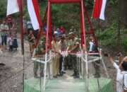 Danrem 162/WB Resmikan Jembatan Gantung Garuda di Lombok Timur, Wujud Nyata TNI AD Hadir untuk Rakyat