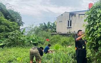 Satgas TMMD Kodim 0508/Depok Gotong Royong Bersihkan Lingkungan Warga di Tirtajaya