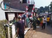 Cuaca Cerah, Progres Melesat: TMMD Kebbut Drainase di Cilodong