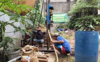 Satgas TMMD Kodim 0508/Depok Kebutan Pembangunan Infrastruktur Air Bersih